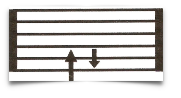 The mechanics of alternate picking when the guitar pick crosses the strings