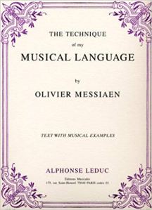 Messiaen's book for his compositional technique