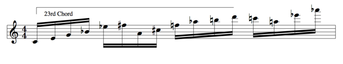 23rd chord improvised line for jazz improvisation lesson