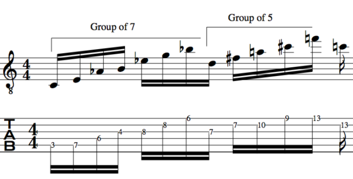 23 rd chord serial tone rows odd rhythmic groupings