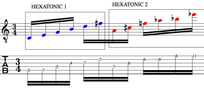 hexatonic 12 tone serialism line with the 23rd chord