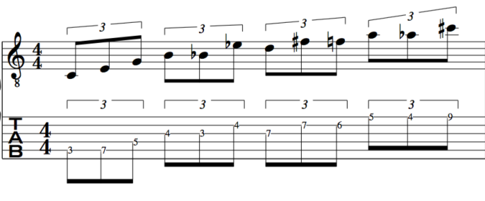 triplets 23rd chord example