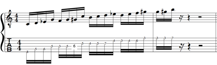 melodic minor bebop scale jazz improvising examples