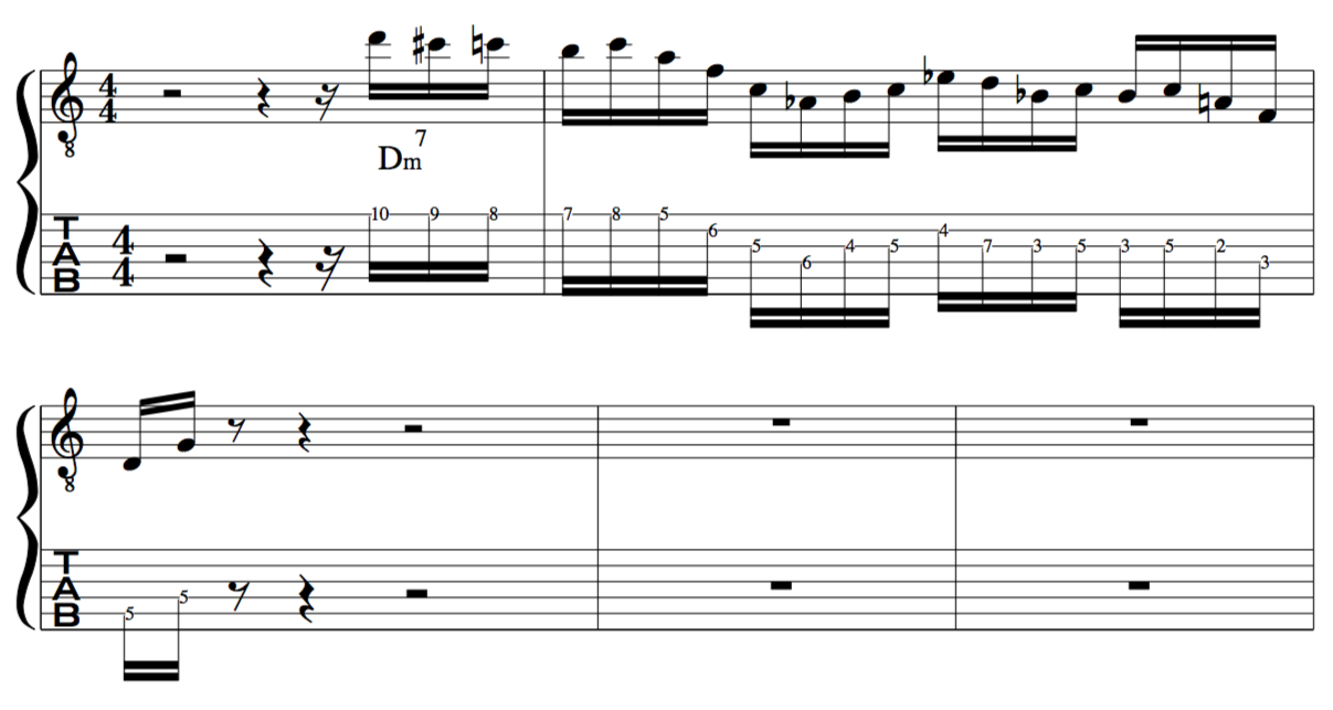 chromatic displacement for jazz improvisation