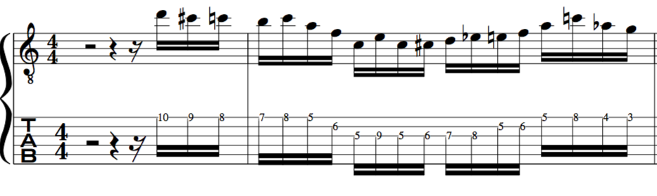 chromatic displacement for jazz improvisation