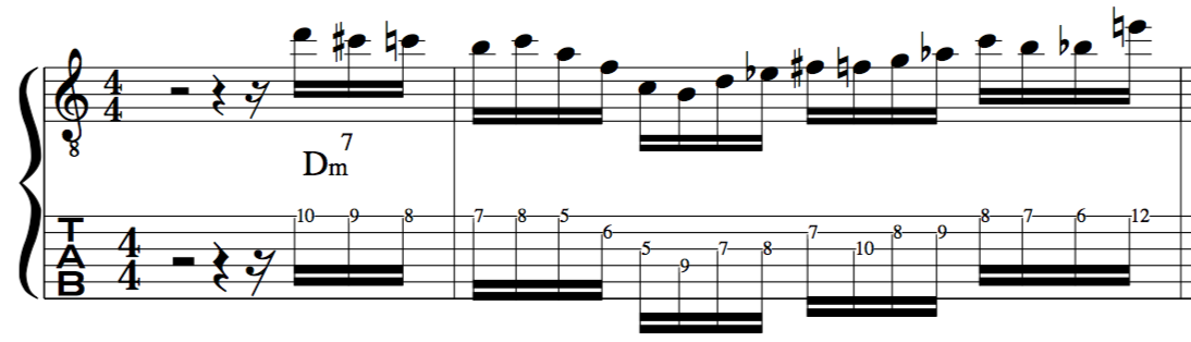 chromatic displacement for jazz improvisation