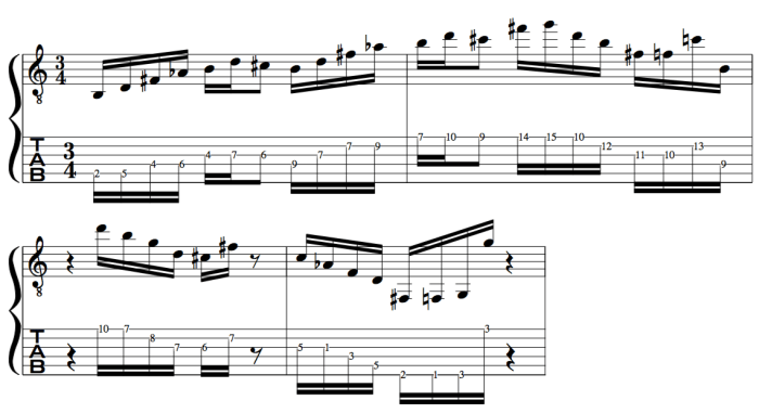 4th Mode Messiaen improv jazz