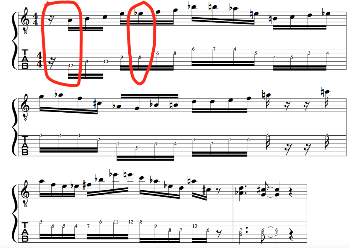 DENNIS SANDOLE off beat CHROMATIC SCALE