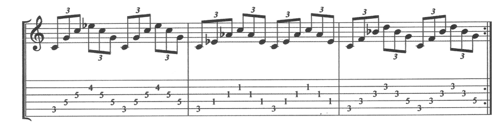 Aeolian Modal Triplet Example lesson