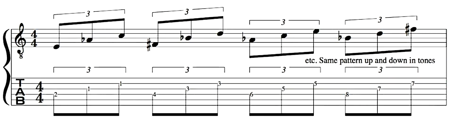 whole tone, scale, music theory, lesson, augmented, triads, 