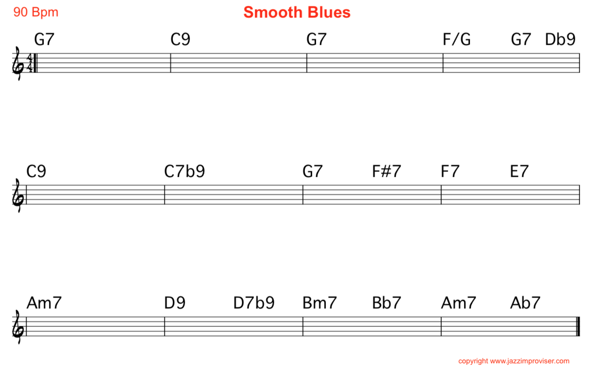 Smooth-jazz-jam-track-jazz-blues-improvising-practice