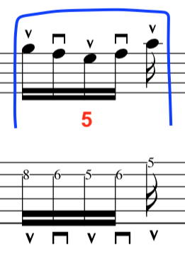 Up stroke-alternate-picking-fives-john-mclaughlin-tab