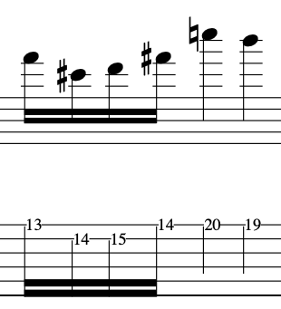 messiaen_mode_7_limited_transposition_lesson_example_guitar