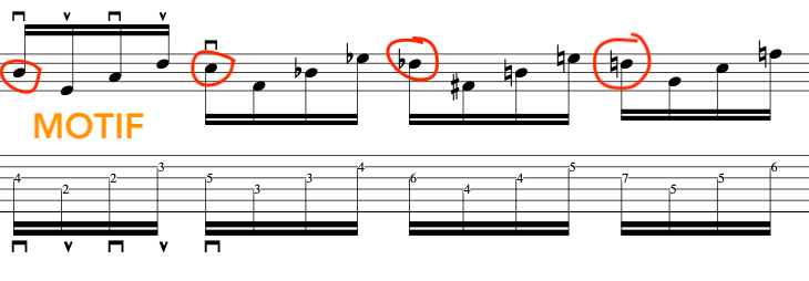 motif_cycling_metheny_brecker_jazz_improvisation_lesson_examples
