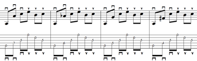 chordal_picking_aldimeola_guitar_lesson_tab