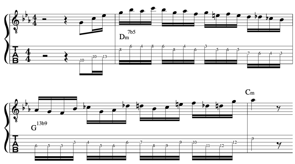 john_mclaughlin_jazz_guitar_diminished_scale_example