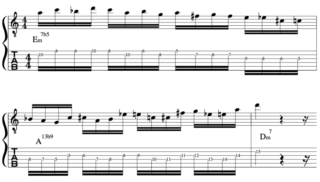 john_mclaughlin_jazz_guitar_diminished_scale_example