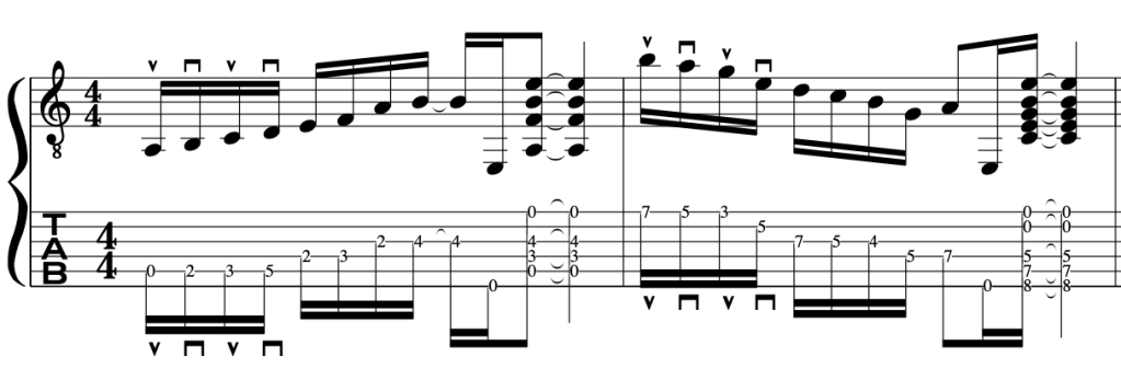 alternate_picking_guitar_technique_example