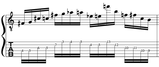 Atonal Improvisation and jazz book by Jared E Davis. Musical examples and demos with music theory analysis. Complete lesson for atonal improvisational music techniques.